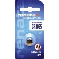 Батарейка літієва Renata CR1025, 3 В, 1 шт