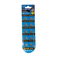 Батарейка лужна Rablex LR57 (AG7), 1.5 В, 10 шт