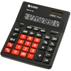 Калькулятор настільний Eleven CDB-1201 BK/RD 12-розрядний чорний/червоний, 1 шт