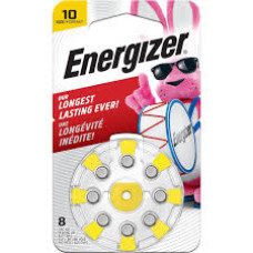 Батарейка цинк-повітряна Energizer 10, 1.45 В, 8 шт