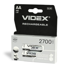 Акумулятори Ni-MH Videx AA, 2700 мА·год, 2 шт