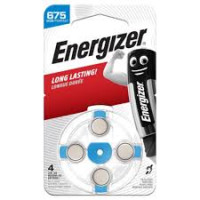 Батарейка цинк-повітряна Energizer 675, 1.45 В, 4 шт