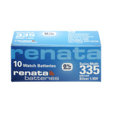 Батарейка срібно-оксидна Renata 335 (SR512SW), 1.55 В, 10 шт