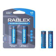 Акумулятори Ni-MH Rablex AA, 2700 мА·год, 2 шт