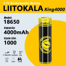 Акумулятор Li-ion LiitoKala 21700, 4000 мА·год, 3.7 В (Lii-40A)