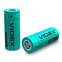 Акумулятор Li-ion Videx 26650, 5000 мА·год, 3.7 В