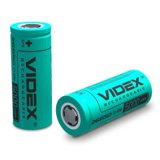 Акумулятор Li-ion Videx 26650, 5000 мА·год, 3.7 В