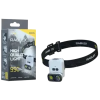 Фонарь налобный Rablex RB970 XPG+COB 550Lm Li-Pol, Type-C