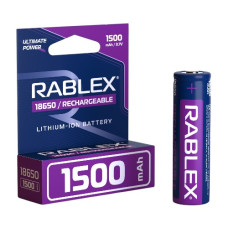 Акумулятор Li-ion Rablex 18650, 1200 мА·год, 3.7 В