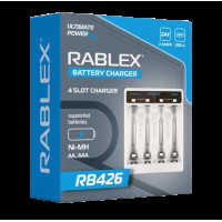 Зарядний пристрій Rablex RB-426 (4 канали AA/AAA)