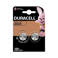 Батарейка літієва Duracell CR2025, 3 В, 2 шт
