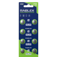 Батарейка лужна Rablex LR45 (AG9), 1.5 В, 10 шт