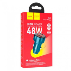 АЗП HOCO Z50, 48W, 3A, PD+QC3.0, Type-C+USB, Сірий