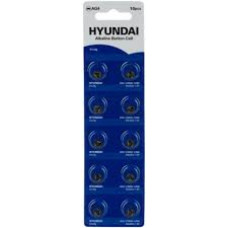 Батарейка лужна Hyundai LR626 (AG4), 1.5 В, 10 шт