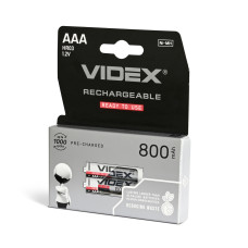 Акумулятори Ni-MH Videx AAA, 800 мА·год, 2 шт