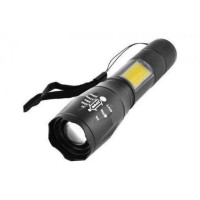 Ліхтар ручний BL-T6-29+COB Акумуляторний, Zoom, Micro-USB