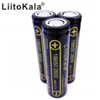 Аккумулятор Li-ion LiitoKala 18650, 2600 мА·ч, 3.7 В (Lii-26A)