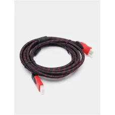 Кабель HDMI на HDMI (V1.4) с фильтром в тканевой оболочке 3 метра