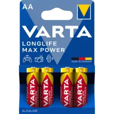 Батарейка лужна Varta Max Power AA (LR6), 1.5 В, 4 шт