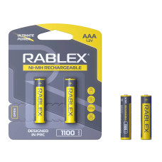 Акумулятори Ni-MH Rablex AAA, 1100 мА·год, 2 шт