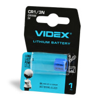 Батарейка літієва Videx CR1/3N, 3 В, 1 шт