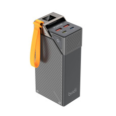 УМБ Power Bank budi 30000mAh, 65W, PD/QC3.0, 2xType-C + 2xUSB, Black (PB810B)