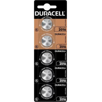 Батарейка літієва Duracell CR2016, 3 В, 5 шт