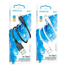 USB Кабель Borofone BX80 Type-C - Lightning (PD20W/3A/1м) (білий)