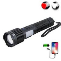 Фонарь ручной BL-WH01/X721 P50+10SMD 18650, Power Bank, Zoom