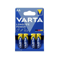 Батарейка цинково-углеродистая Varta Super Heavy Duty AA (R6), 1.5 В, 4 шт