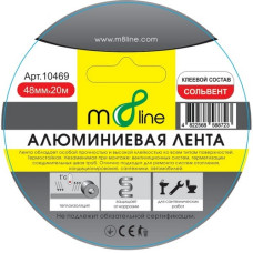 Стрічка клейка алюмінієва m8line 48мм, 1 шт 5м 