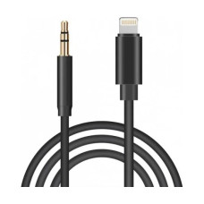 Перехідник AUDIO JH-023 Lightning - Jack 3.5 plug (чорний)