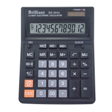 Калькулятор настільний Brilliant BS-0444 12-розрядний, 1 шт