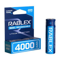 Акумулятор Li-ion Rablex 18650, 4000 мА·год, 3.7 В