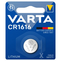 Батарейка літієва Varta CR1616, 3 В, 1 шт