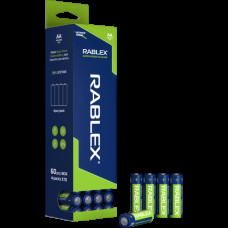 Батарейка лужна Rablex AA (LR6), 1.5 В, 60 шт