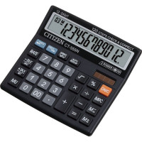 Калькулятор настільний Eleven CT-555 N 12-розрядний чорний, 1 шт