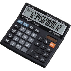 Калькулятор настільний Eleven CT-555 N 12-розрядний чорний, 1 шт