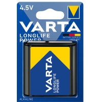 Батарейка цинково-вуглецева Varta Super Heavy Duty 3R12 (плоска), 3 В, 1 шт