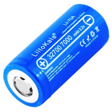 Акумулятор LiFePO4 LiitoKala 32700, 7000 мА·год, 3.2 В, під пайку (Lii-70A)