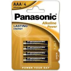 Батарейка лужна Panasonic Alkaline Power AAA (LR03), 1.5 В, 4 шт