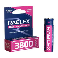 Аккумулятор Li-ion Rablex 18650, 3800 мА·ч, 3.7 В