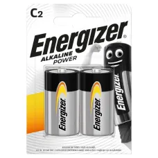 Батарейка лужна Energizer Alkaline Power C (LR14), 1.5 В, 2 шт
