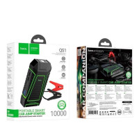 Пусковий пристрій Бустер Hoco QS1 3-в-1 Power Bank + Ліхтарик для авто