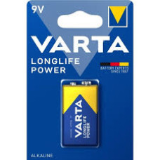 Батарейка лужна Varta Longlife Крона 9 В (6LR61), 1 шт