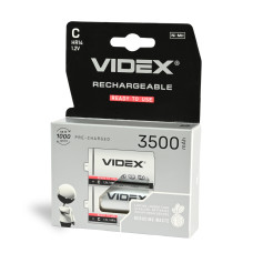 Акумулятори Ni-MH Videx C (HR14), 3500 мА·год, 2 шт