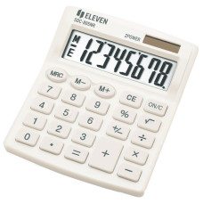 Калькулятор настільний Eleven SDC-805 NR-HW 8-розрядний білий, 1 шт