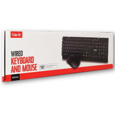 Набір 2 в 1 дротовий клавіатура + миша HAVIT HV-KB272CM