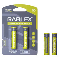 Акумулятори Ni-MH Rablex AA, 1000 мА·год, 2 шт