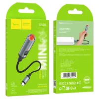 Прикурювач Hoco UA30 Type-C mini cigarette lighter (чорний)